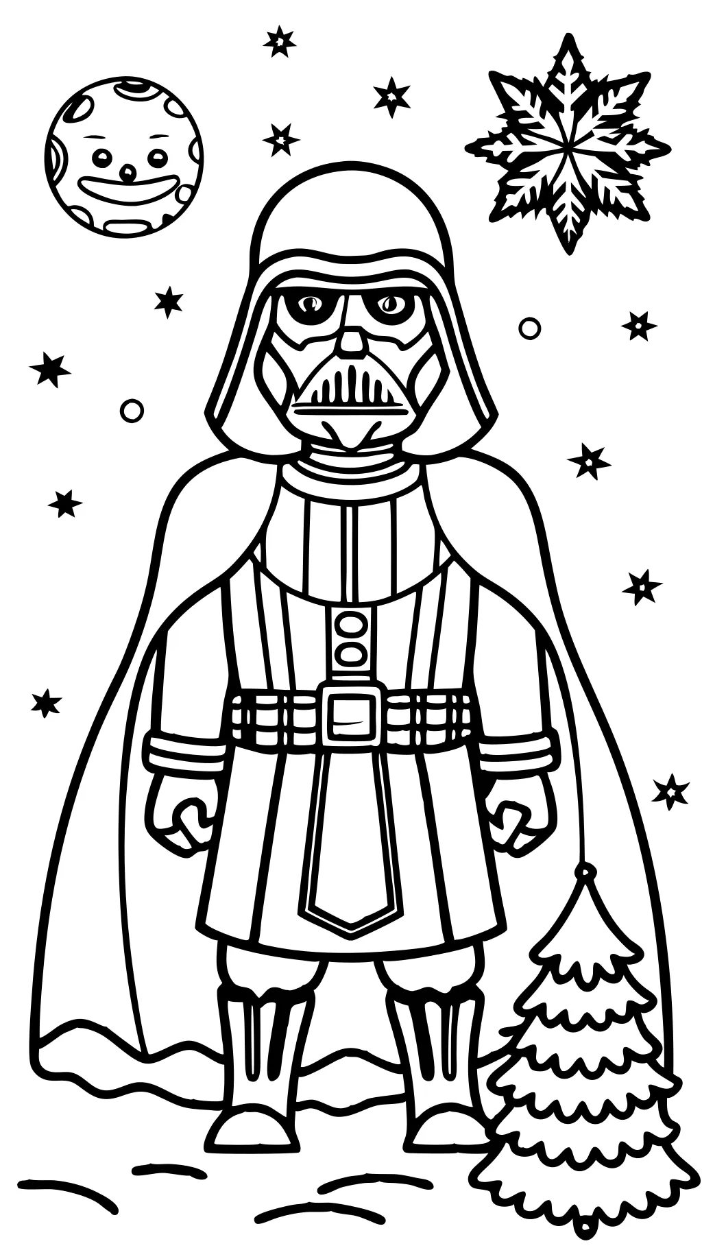 christmas star wars coloring pages